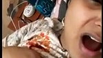Painful Masturbating of aunty