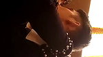 College Couple Smooch Squeezing Boobs and Finger