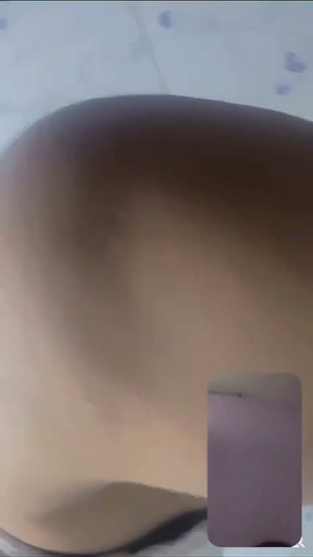 Beautiful girl show her ass on video call
