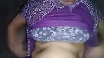 Aunty show her boobs playing