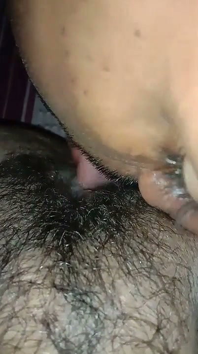 Young devar licking bhabhi pussy