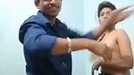 Hot couple enjoying fucking in girl house