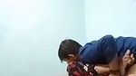 Hot couple enjoying fucking in girl house