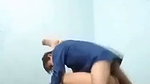 Hot couple enjoying fucking in girl house