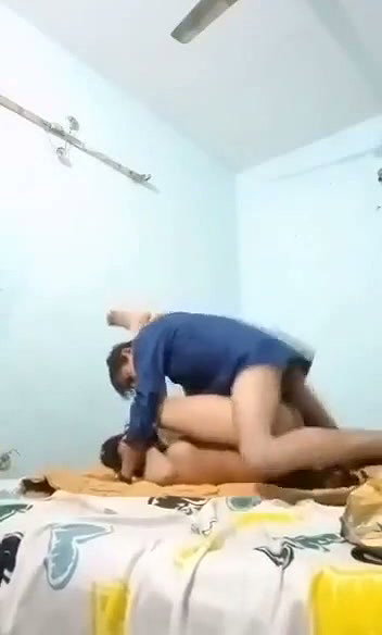 Hot couple enjoying fucking in girl house