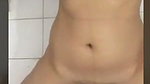 Girl show her pussy boob in bathroom
