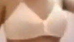 Girlfriend show her beauty figure in video call