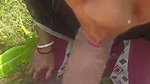 Wife Blowjob fuck in field
