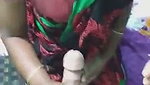 Neighbor aunty Blowjob fuck on bed