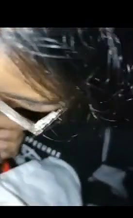Glasses Horny Girl Sucking brother Dick