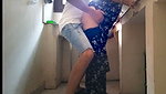Aunty fuck in kitchen while working