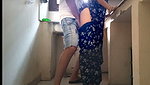 Aunty fuck in kitchen while working