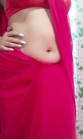 Beautiful girl undress her saree show her boob