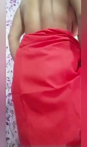 Beautiful girl undress her saree show her boob