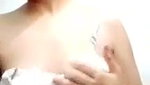 Beautiful girl show her boob on video call