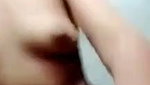 Beautiful girl show her boob on video call