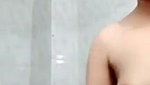 Beautiful girl show her boob on video call