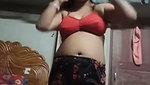 Big booby Hot Indian Bhabhi Showing Red Pussy