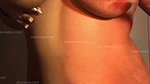 Chubby bhabhi with huge boobs applying Choco