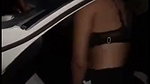 Cute Russian Girl Stuck in The Car Turning Hardcor