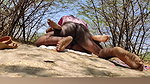 Desi aunty outdoor village sex in boy