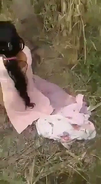 Desi bhabhi was caught by local people