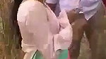 Desi bhabhi was caught by local people