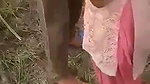 Desi bhabhi was caught by local people