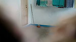 Stepmother after bath changing her cloth