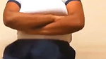 awesome girl nude dancing  enjoying