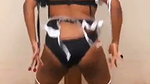 awesome girl nude dancing  enjoying