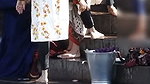 Desi Mom  Daughter After Bath Outdoor Changing Dress