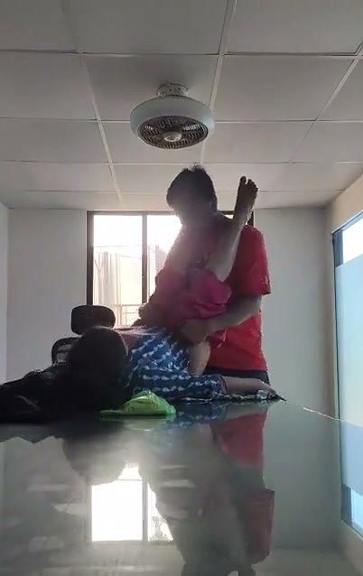 Hindi teacher fuck with science teacher in school office