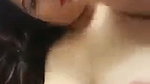 Hot looking girl show her huge boob