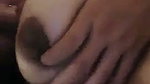 Hot looking girl show her huge boob