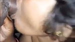 Hot wife Blowjob her lover cock