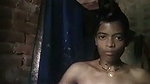 Aunty after bath wearing her cloth