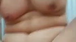 Aunty masturbation  cum