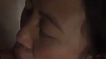 Nepali babe giving blowjob and taking cum