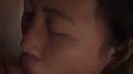 Nepali babe giving blowjob and taking cum