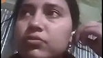 Lady finger her pussy on video call