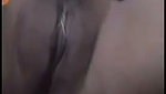 Lady finger her pussy on video call