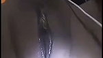Lady finger her pussy on video call
