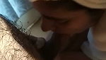 Sexy girl give Blowjob to her lover