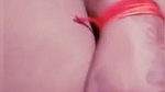 Sexy girl show her pink pussy