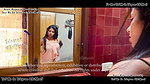 Roohi Opening Dress & Showing Boobs in Washroom Shoot ~ Naari Magazine Shoot