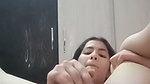 Awesome looking girl fingering hard