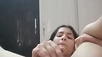 Hairy pussy fingering pleasure