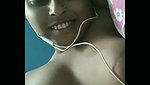 Girl show her cute boob on vc