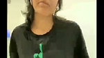 Sexy hot girl fingering on video call